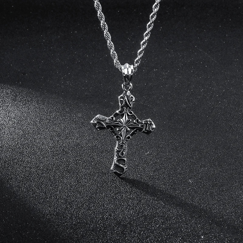 Stainless Steel Cross Necklace