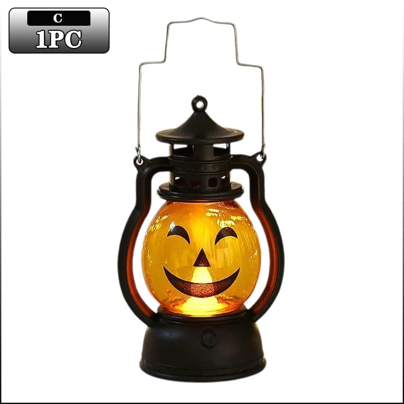 DIY LED Pumpkin Lantern Halloween Decoration