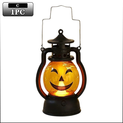 DIY LED Pumpkin Lantern Halloween Decoration