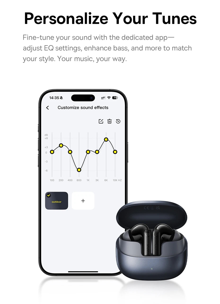 Baseus EP10 Pro ANC Wireless Earbuds – Bluetooth 6.0 Hi-Res Earphones with 50dB Noise Cancelling & 55H Playtime
