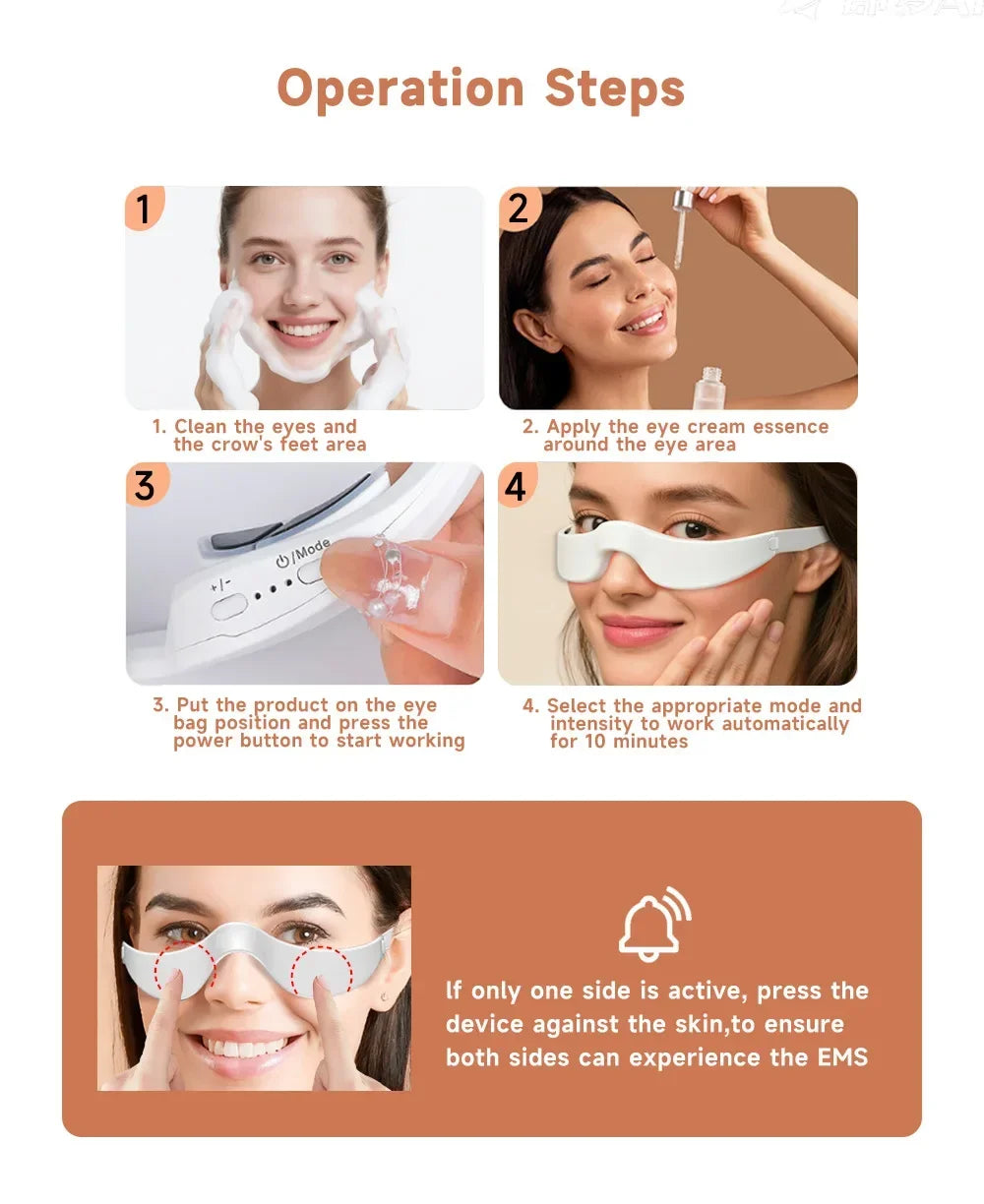 Red Light EMS Eye Care Massager