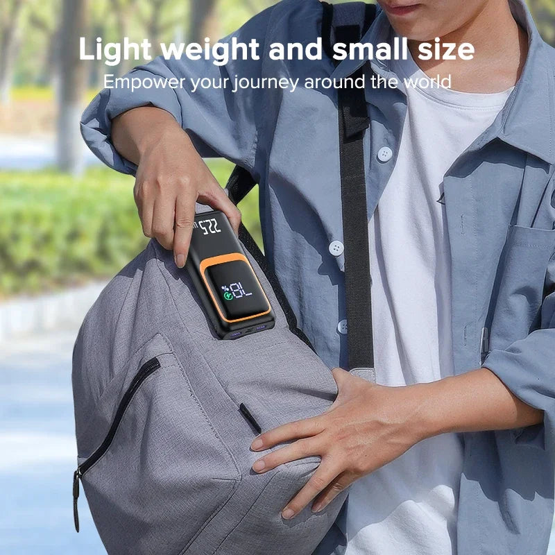 QOOVI 20000mAh Power Bank – PD 22.5W Fast Charging Portable Charger with Digital Display & Free Shipping