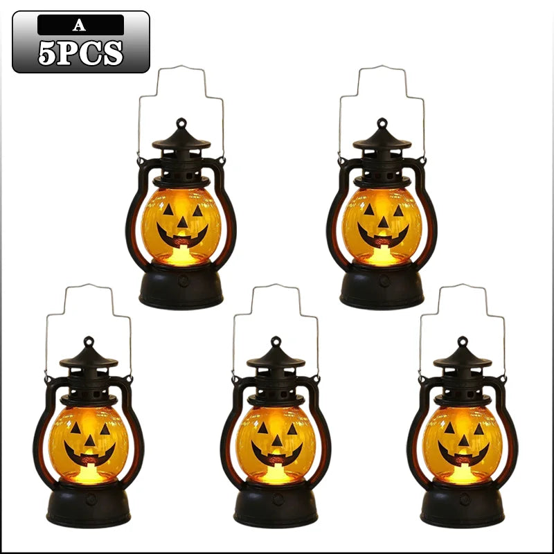 DIY LED Pumpkin Lantern Halloween Decoration
