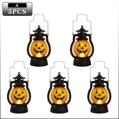 DIY LED Pumpkin Lantern Halloween Decoration