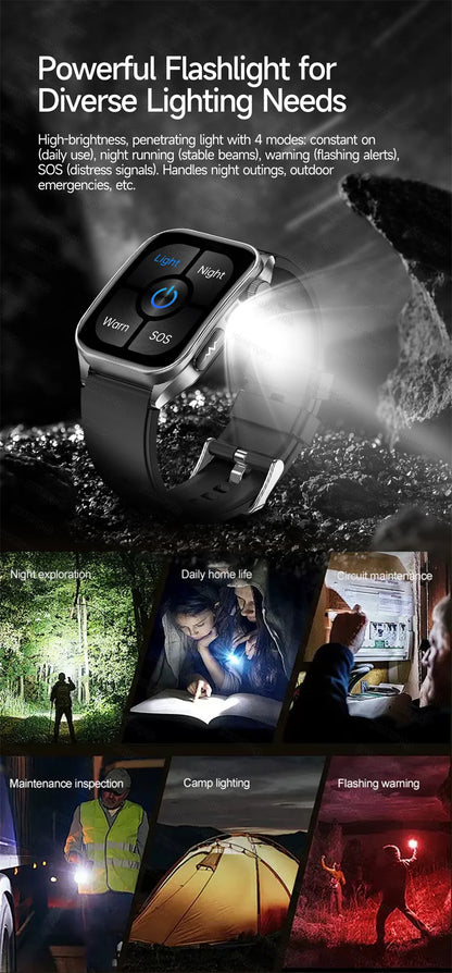 Health Monitoring Smartwatch – Bluetooth Calling Fitness Watch with Free Shipping