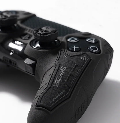 PS5 Controller Silicone Cover – Tactical Style Soft Protector Skin with Thumb Stick Grip Caps & Free Shipping