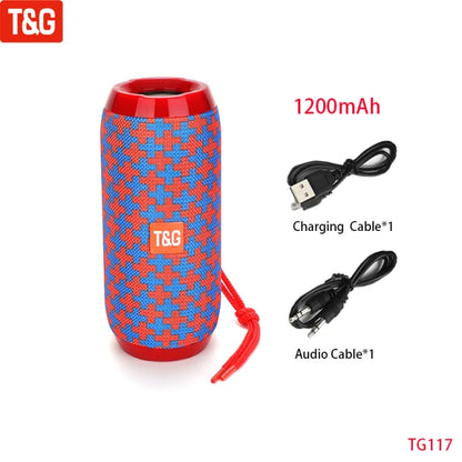 Portable Wireless Bluetooth Speaker – Mini Outdoor Bass Speaker with FM Radio, Hands-Free Call & Free Shipping