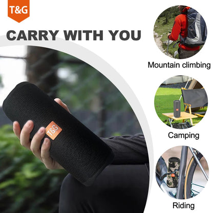 Portable Wireless Bluetooth Speaker – Mini Outdoor Bass Speaker with FM Radio, Hands-Free Call & Free Shipping
