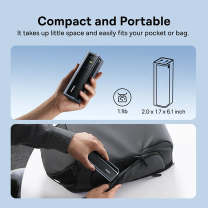 Baseus 145W Portable Power Bank – 20800mAh Fast Charger with Free Shipping
