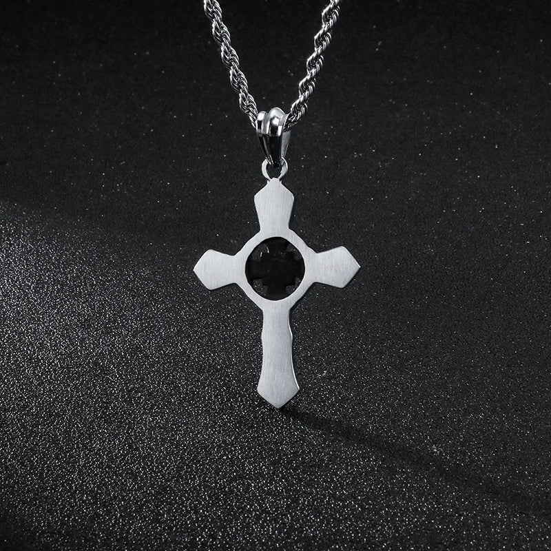 Stainless Steel Cross Necklace