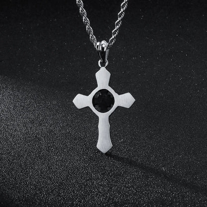 Stainless Steel Cross Necklace