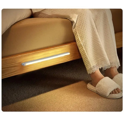 Motion Sensor LED Under Cabinet Light – Rechargeable Wireless Night Light for Kitchen, Closet & Bedroom