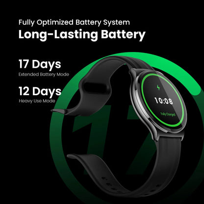 HAYLOU Solar Lite 2 Smartwatch – 1.43” AMOLED Fitness Watch with 24H Health Monitoring, 150+ Sports Modes & Voice Calling