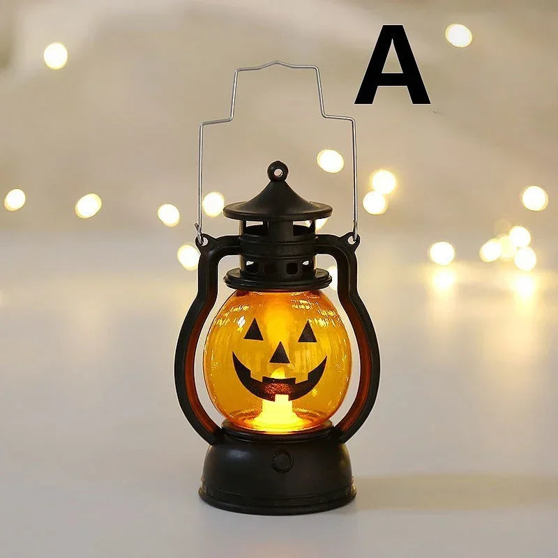 DIY LED Pumpkin Lantern Halloween Decoration