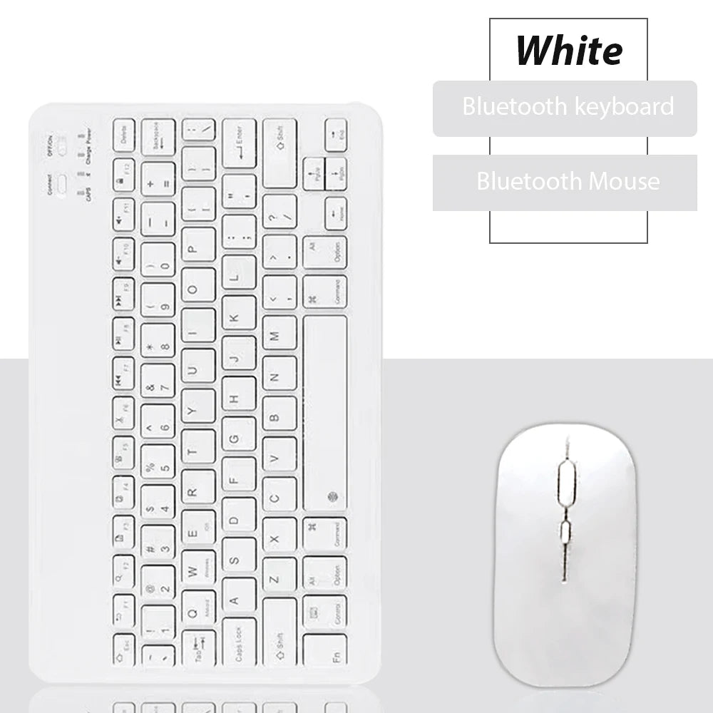 Bluetooth Keyboard & Mouse Set for iPad, Tablet & Laptop