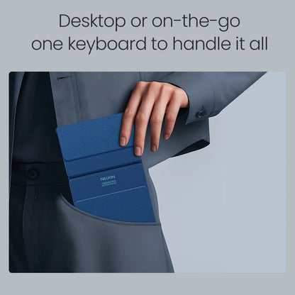 Foldable Bluetooth Keyboard with Touchpad for iPad, Tablet & Laptop