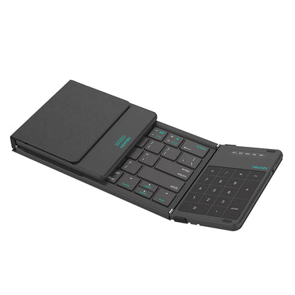 Foldable Bluetooth Keyboard with Touchpad for iPad, Tablet & Laptop
