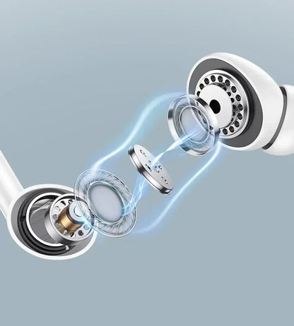 Lightning Wired Earphones with Microphone – In-Ear Stereo Headphones Compatible with iPhone, iPad & iPod