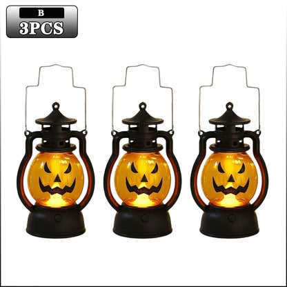 DIY LED Pumpkin Lantern Halloween Decoration