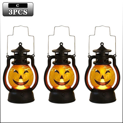 DIY LED Pumpkin Lantern Halloween Decoration