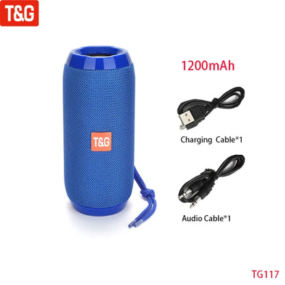 Portable Wireless Bluetooth Speaker – Mini Outdoor Bass Speaker with FM Radio, Hands-Free Call & Free Shipping