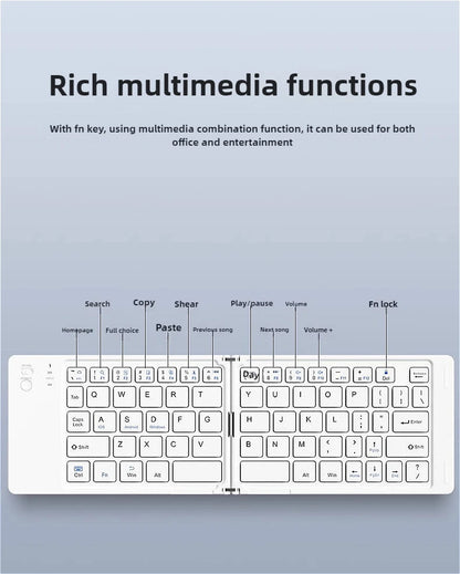 Mini Foldable Bluetooth Keyboard