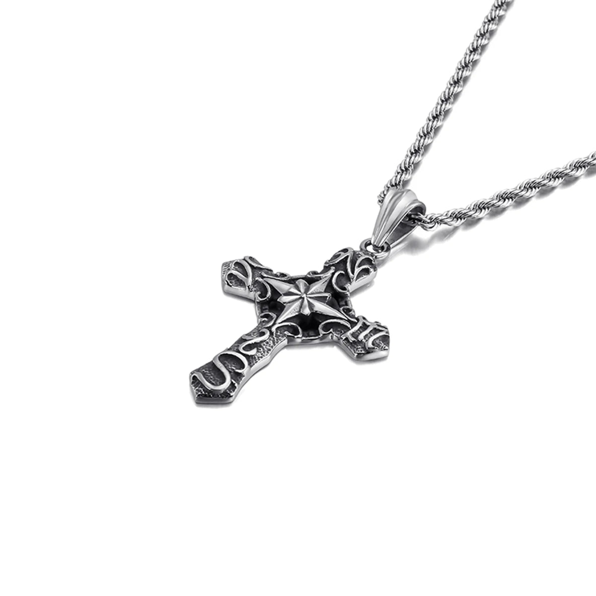 Stainless Steel Cross Necklace