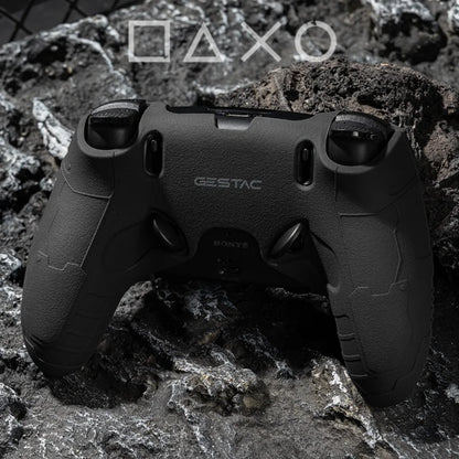 PS5 Controller Silicone Cover – Tactical Style Soft Protector Skin with Thumb Stick Grip Caps & Free Shipping