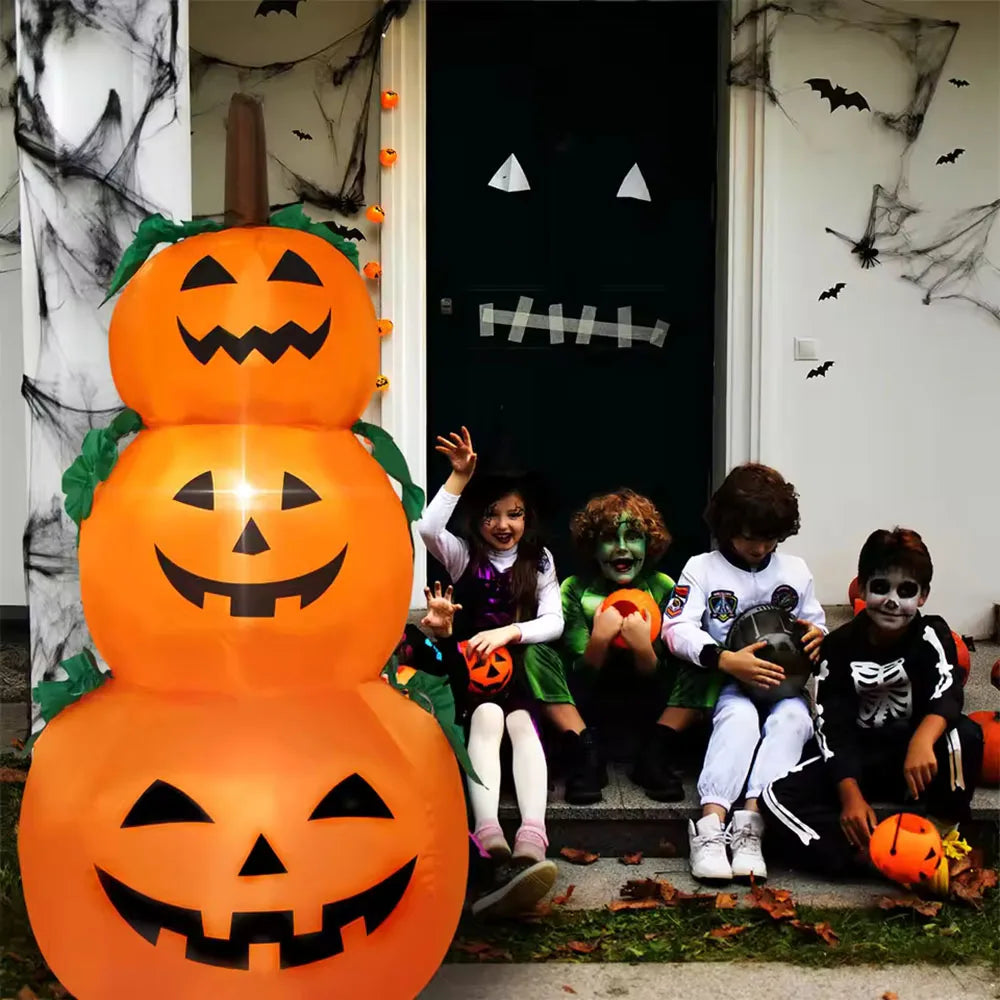 Light-Up Halloween Pumpkin Inflatable