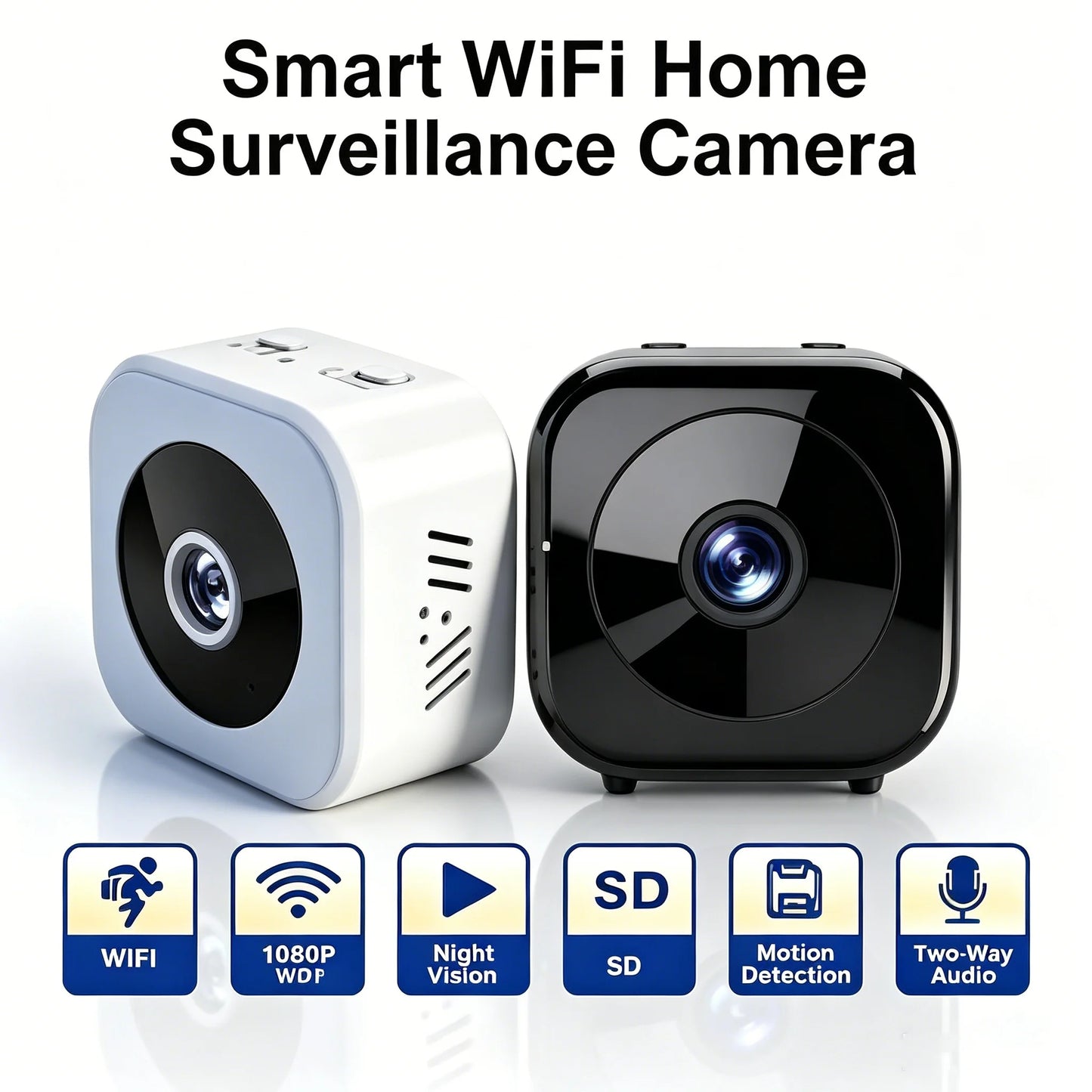 Mini Security Camera 4K Full HD WiFi Surveillance With 2 Way Audio Motion Detection Infrared Night Vision Security Camera 2026
