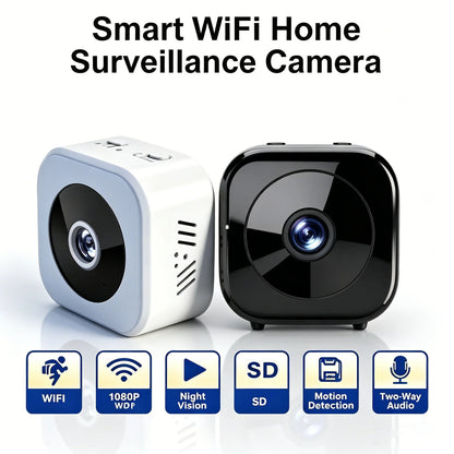 Mini Security Camera 4K Full HD WiFi Surveillance With 2 Way Audio Motion Detection Infrared Night Vision Security Camera 2026