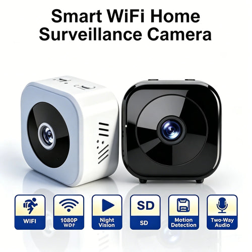 Mini Security Camera 4K Full HD WiFi Surveillance With 2 Way Audio Motion Detection Infrared Night Vision Security Camera 2026