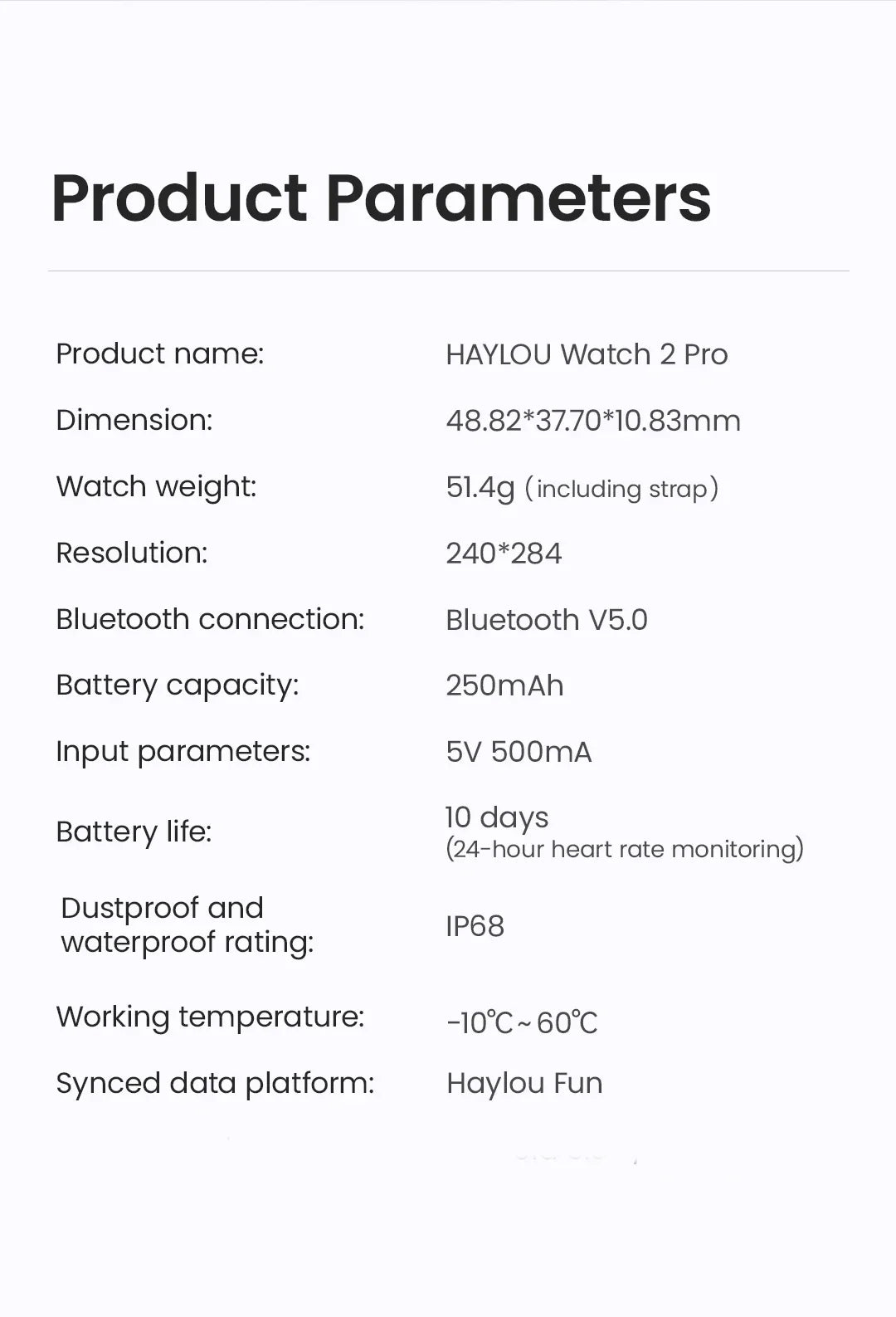 HAYLOU Watch 2 Pro Smartwatch – Fitness Watch with Large Display & Free Shipping