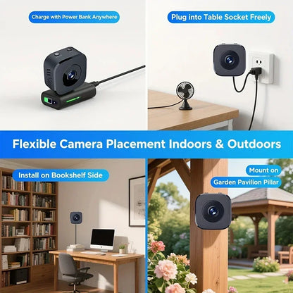 Mini Security Camera 4K Full HD WiFi Surveillance With 2 Way Audio Motion Detection Infrared Night Vision Security Camera 2026