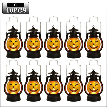 DIY LED Pumpkin Lantern Halloween Decoration