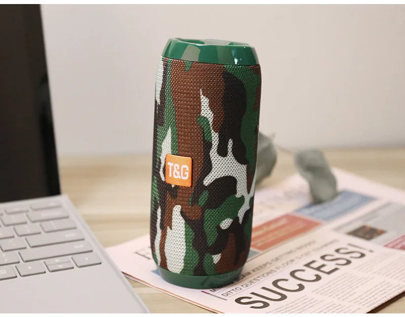 Portable Wireless Bluetooth Speaker – Mini Outdoor Bass Speaker with FM Radio, Hands-Free Call & Free Shipping