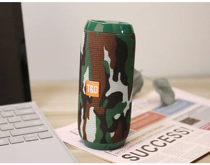 Portable Wireless Bluetooth Speaker – Mini Outdoor Bass Speaker with FM Radio, Hands-Free Call & Free Shipping