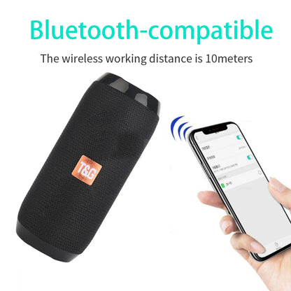Portable Wireless Bluetooth Speaker – Mini Outdoor Bass Speaker with FM Radio, Hands-Free Call & Free Shipping