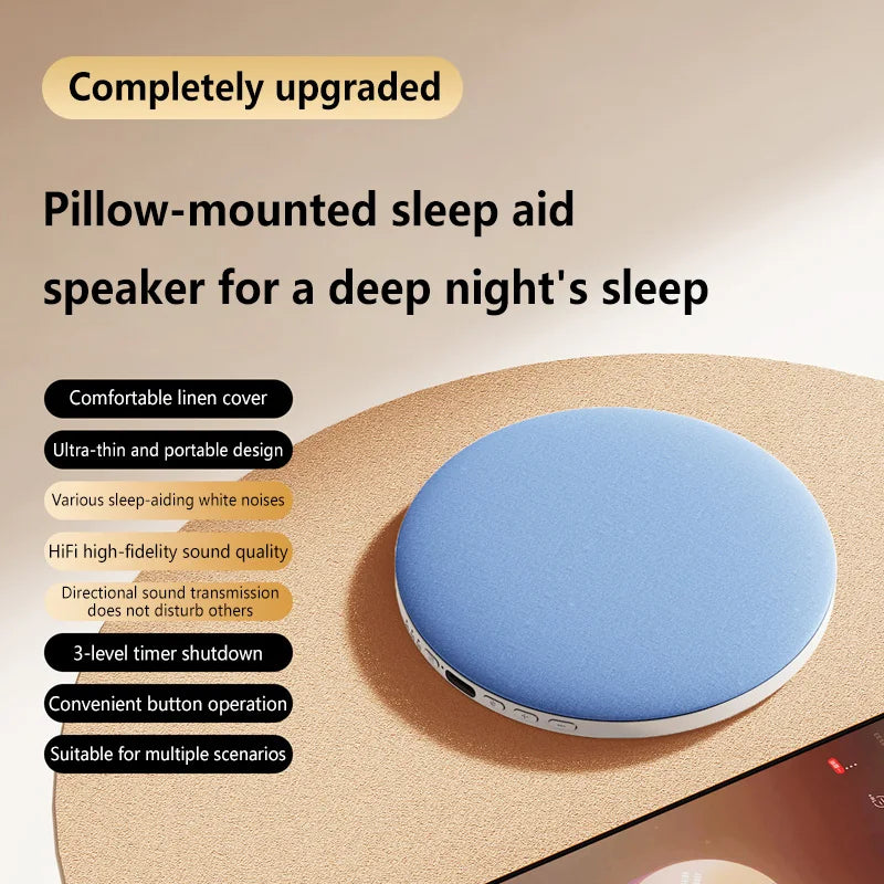 Under Pillow Bluetooth Sleep Speaker – Portable Bedside Relaxation Speaker for Sleep, Music & Home Comfort with Free Shipping