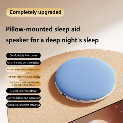 Under Pillow Bluetooth Sleep Speaker – Portable Bedside Relaxation Speaker for Sleep, Music & Home Comfort with Free Shipping