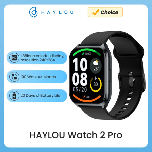 HAYLOU Watch 2 Pro Smartwatch – Fitness Watch with Large Display & Free Shipping