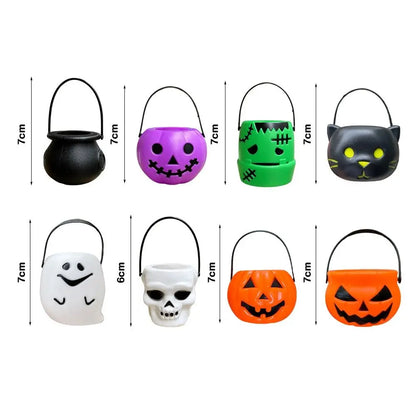 6-Piece Mini Halloween Candy Buckets