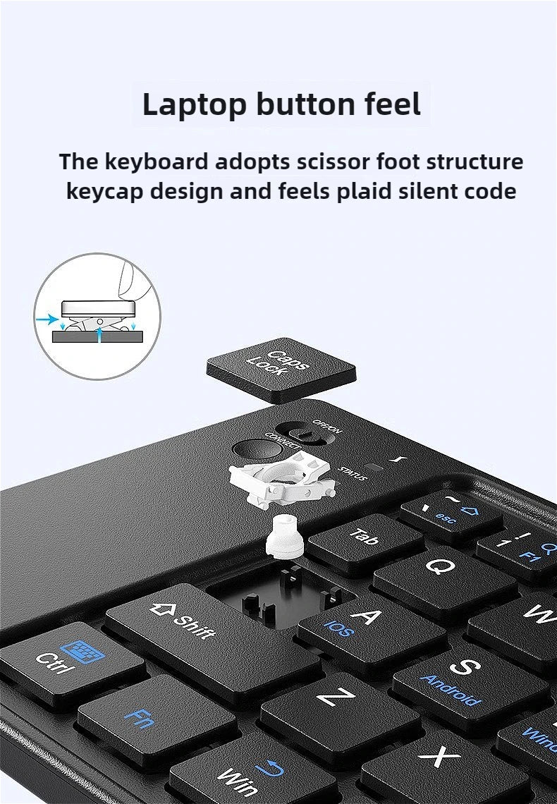 Mini Foldable Bluetooth Keyboard