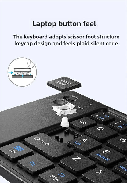 Mini Foldable Bluetooth Keyboard