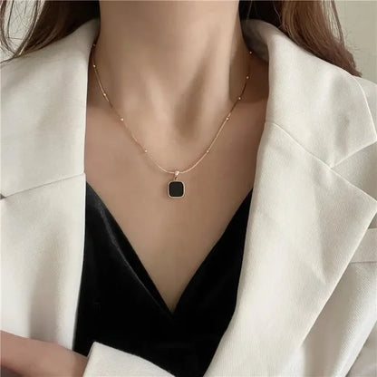 Minimalist Stainless Steel Pendant Necklaces
