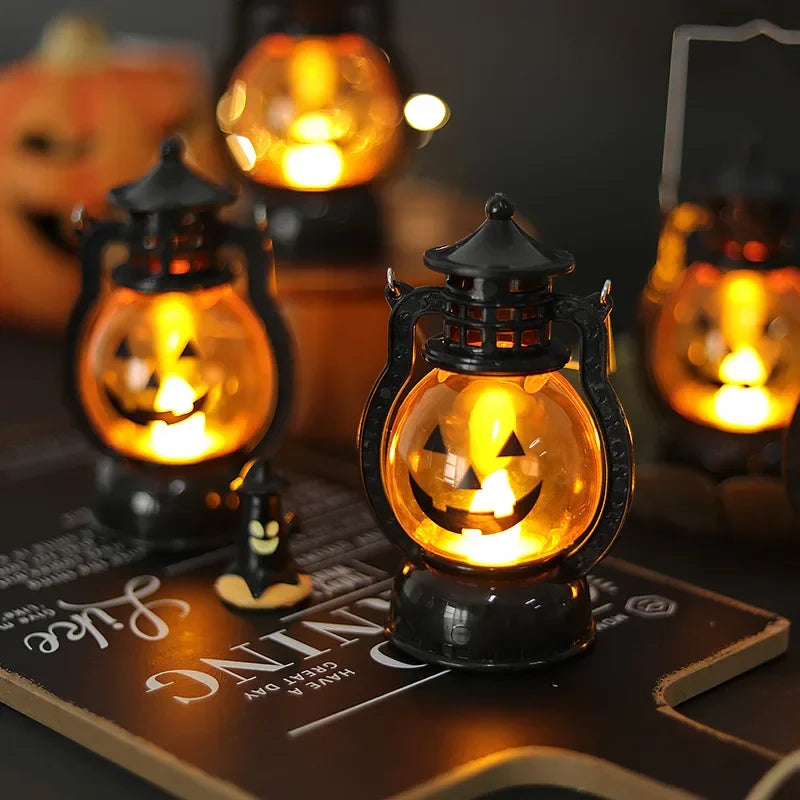 DIY LED Pumpkin Lantern Halloween Decoration