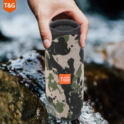 Portable Wireless Bluetooth Speaker – Mini Outdoor Bass Speaker with FM Radio, Hands-Free Call & Free Shipping