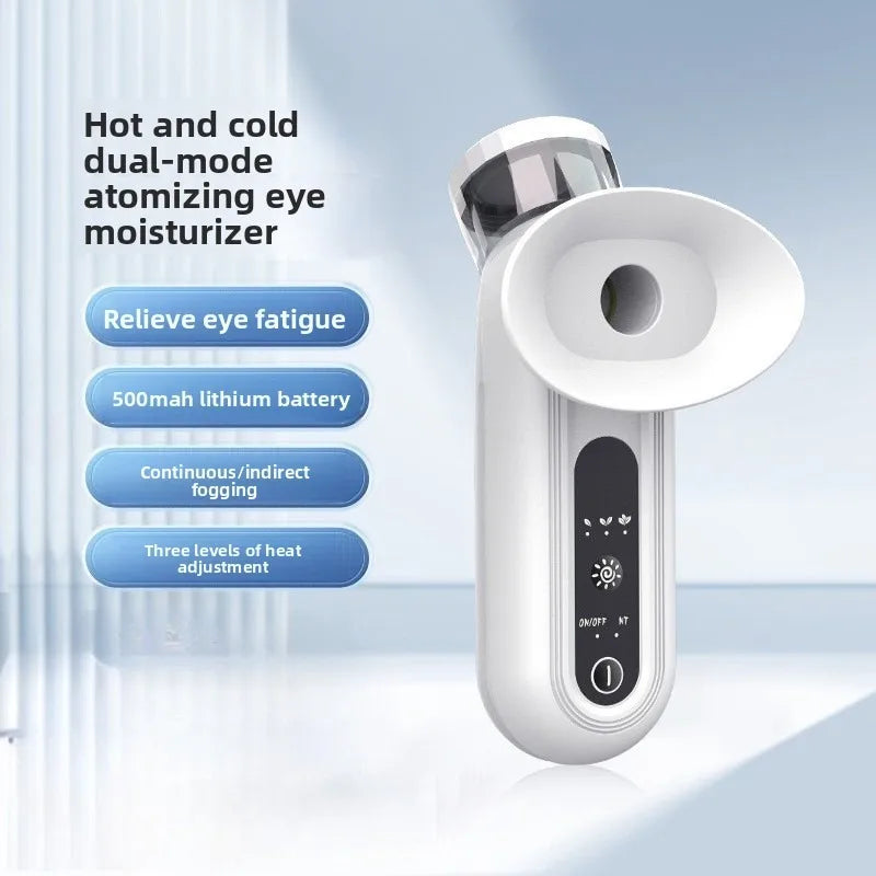 Portable Eye & Face Nano Mist Sprayer – Hydrating Steam Care Device for Daily Self-Care
