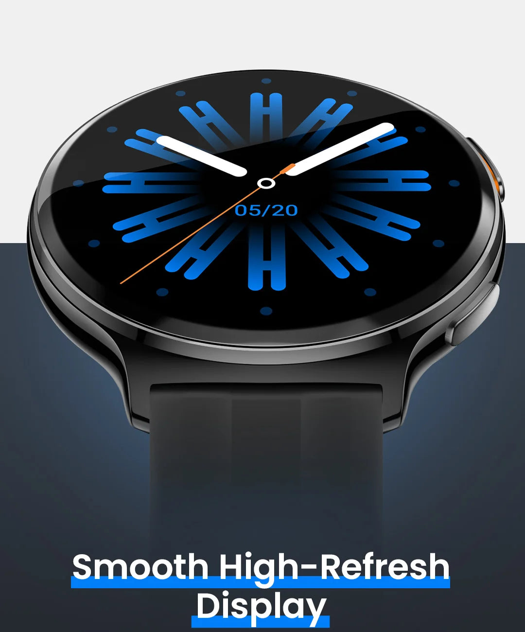 HAYLOU Solar Lite 2 Smartwatch – 1.43” AMOLED Fitness Watch with 24H Health Monitoring, 150+ Sports Modes & Voice Calling