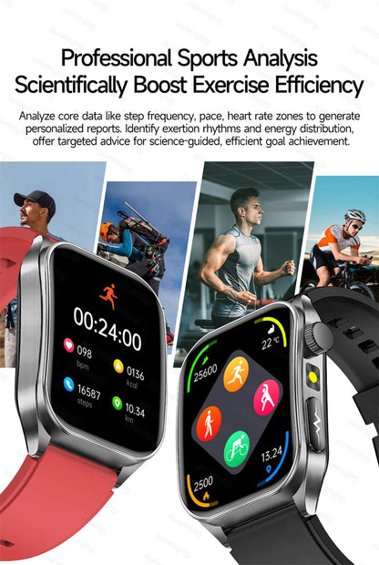 Health Monitoring Smartwatch – Bluetooth Calling Fitness Watch with Free Shipping